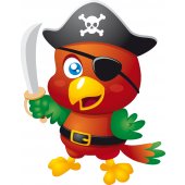 Stickers oiseau pirate