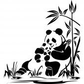 Stickers panda