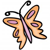 Stickers Papillon