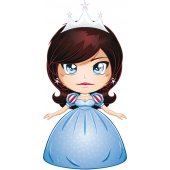 Stickers petite princesse