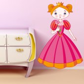 Autocollant Stickers mural enfant princesse