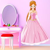 Autocollant Stickers mural enfant princesse