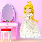 Autocollant Stickers muraux enfant princesse