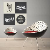 Autocollant Stickers mural ado rock