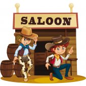 Stickers saloon