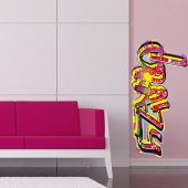 Autocollant Stickers mural ado crazy