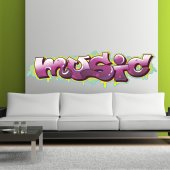 Autocollant Stickers mural ado music