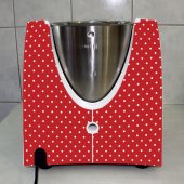 Stickers Thermomix TM 31 Rouge à pois 2 