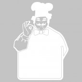 Stickers velleda chef cuisine