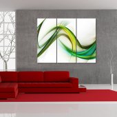 Triptyque Forex Abstrait