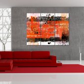 Triptyque Forex Abstrait