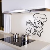 Adesivo Murale chef cucina