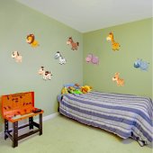 Animals Set Wall Stickers