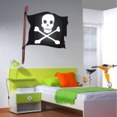 Autocolante decorativo infantil bandeira