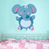 Autocolante decorativo infantil elefante