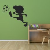 Autocolante decorativo infantil futebol