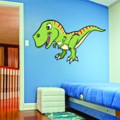 Autocolante decorativo infantil  tiranosaurio