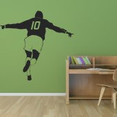 Autocolante decorativo jogador de futebol