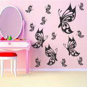 Butterflies Set Wall Stickers