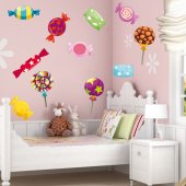 Candy Set Wall Stickers