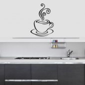 Coffee Cup Wall Stickers