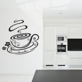 Coffee Cup Wall Stickers