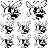 frelon hornet Decal Stickers kit
