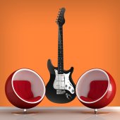 Guitar Wall Stickers