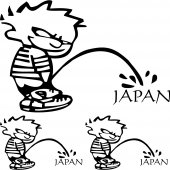 japan Decal Stickers kit