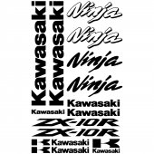 Kawasaki ninja ZX-10r Decal Stickers kit