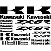 Kawasaki ZX-6r Decal Stickers kit