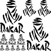 Komplet naklejek - Dakar