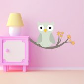 Owl Branch Wall Stickers