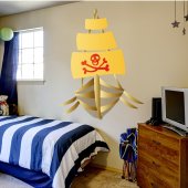 Pirate Ship Wall Stickers