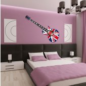 Autocollant Stickers ado guitare angleterre