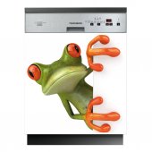 Stickers lave vaisselle grenouille