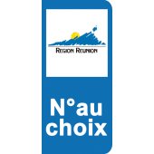 Stickers Plaque La Réunion