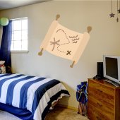 Treasure Map Wall Stickers