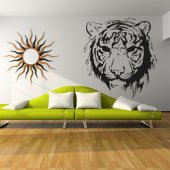 Vinilo decorativo cabeza de Tigre