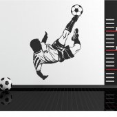 Wandtattoo Fußballspieler